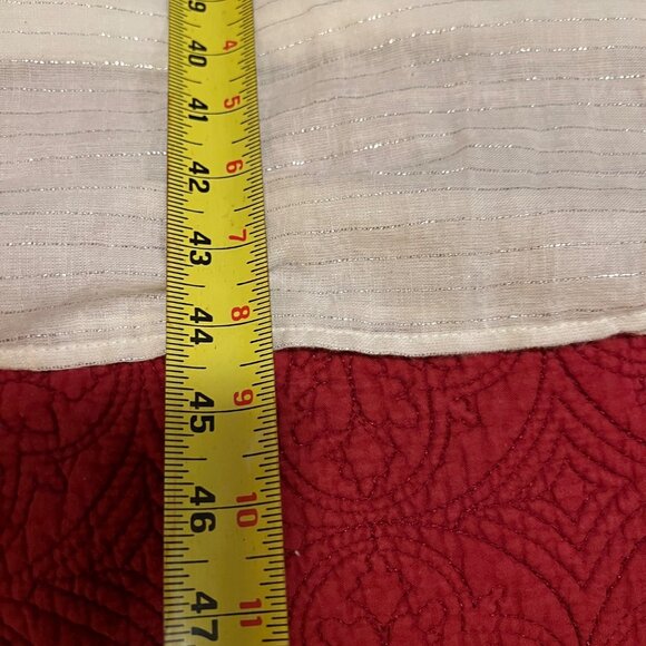 corey lynn calter Womens Size XS Cream Metallic Stripe Strapless Maxi Dress - Picture 9 of 11